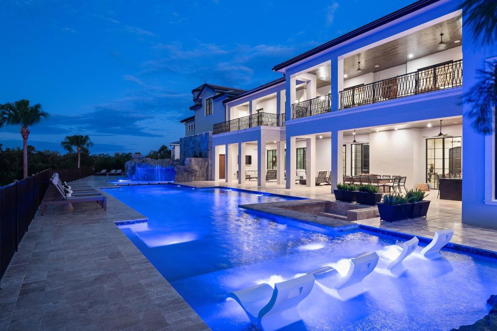 Luxurious 15 Bedroom Villa In Orlando6515 Kissimmee Bagian luar foto